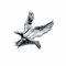 Silberfarbiger Adler Eagle Greifvogel Trend Metall Button Pin Pins Anstecker 477