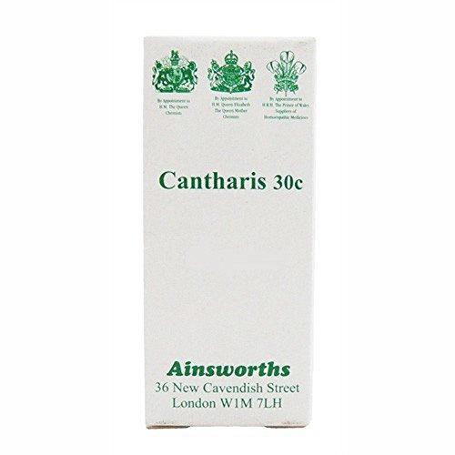 Ainsworths 30C Cantharis Homoeopathic Remedy - Pack of 120 Tablets