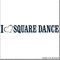 cartattoo4you® AL-00336 | I Love (als Herz) Square Dance | Autoaufkleber Aufkleber Farbe stahlblau, in 24 Farben erhältlich, glänzend 20 x 3 cm