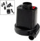 Fifth Gear Portable Electric Air Pump / Inflate or Deflate Airbeds, Paddling Pools & Other Toys, 12V & 240V Inflator Camping Airbed Pool Deflator, Includes 3 Nozzles