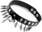 Flongo Choker Tattoo Kette Lederhalsband Damen Herren Halskette Gotik Halsband Schmuck Schwarz Silber Schädel Totenkopf Flügel Feder O-Ring Einstellbar Verstellbaren Punk Rock