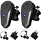 vFound BT-S3 1000m Intercom Moto Casque Casque Systèmes de Communication en Temps réel Mains Libres Radio FM Interphone Bluetooth étanche pour 2 ou 3 Cyclistes(2 Pièce)