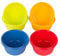 webake Muffinform Silikon Groß Muffinförmchen 9 cm 8 Stück Muffin Backform Wiederverwendbare Kleine Kuchenform Rund Silikonformen für Torten, Muffin, Cupcake, Seife
