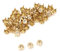 50 Sets von Mode Krallen Perlen, Punk Diamant Nieten, DIY Silber Metall Nailhead Studs und Spikes für Leder Handwerken (6mm)