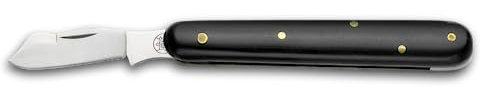 DUE BUOI COLTELLO DA INNESTO 205P - LAMA IN ACCIAIO AD ALTO TENORE DI CARBONIO