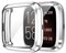BoLuo 2 Pcs Screen Protector Hülle für Fitbit Versa 2,Schutzhülle Cover Silikon Ultradünne Kratzfest Transparent TPU Case Abdeckung Tasche für Fitbit Versa 2/Versa2 SE Watch Accessories (Silber)