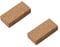 SECURA 2x Plaquette de frein (boîte de vitesse) compatible avec MTD LF 155 T 13CM763F600 Tracteur de pelouse