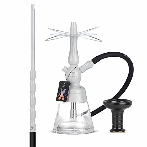 Chicha portable Tsar Molotov X + Gris Nardo - chicha complète avec foyer et manche tuyau silicone