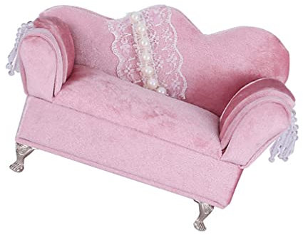 TOYANDONA Kasten Sofa-schmuckkästchen Organizer Zur Aufbewahrung Von Spielzeug Neuheit Schmuckhalter Dekorative Schmuckvitrine Schmuck Organizer Kind Flanell Ringschachtel Schmuckstücke
