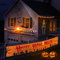 LAPONO Halloween Banner 300x50cm HAPPY HALLOWEEN Zeichen Hängende Wall Horror Deko Hintergrund with Schläger Schädel Toter Baum Handabdruck Halloween Party Supplies für Home Bar Garten Einkaufszentrum