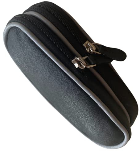 Love EMVY Soft Leather Unisex Double Glasses case Spectacles