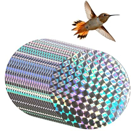 40PCS Round Anti-Collision Window Stickers - Reflective Static Clings to Deter Birds & Prevent Strikes on Glass
