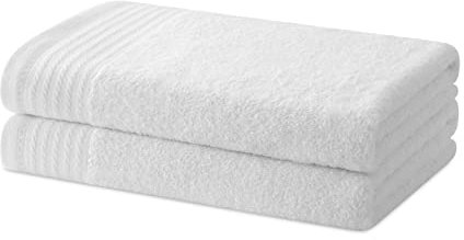 Degrees home - Juego de 2 Toallas de baño o Ducha - Juego de Toallas - 100% Algodón - 480g/m2-130x65 cms