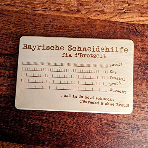 Brotzeitbrettl Bayrische Schneidehilfe