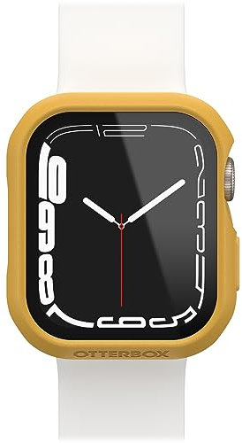 OtterBox Eclipse Bumper mit integrierter Displayschutzglas für Apple Watch Series 9/8/7 - 41mm, gehärtetes Glas, stoßfeste, sturzsichere und schlanke Schutzhülle für Apple Watch, Gelb