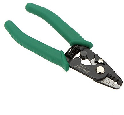 DELURA 8PK-326 Klemme, Faser-Abisolierzange, 8PK-326 Dreiloch-Glasfaser-Abisolierzange, 8PK-326 FTTH-Faser-Abisolierzange, 1 Stück Zange
