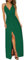 JENJON Vestido de Mujer Elegante Manga Corta Casual Fiesta Cuello en V Largo para Mujer A-línea Vestidos Sin Mangas Summer A-Verde S