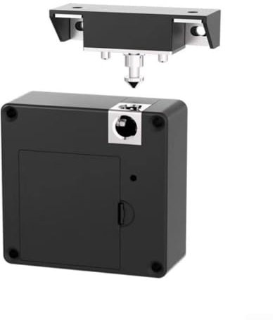 ZYWUOY Smart RFID Schubladenschloss, 76 x 76 mm, unsichtbare innere elektronische Schrankschlösser mit der IC-RFID-Karte