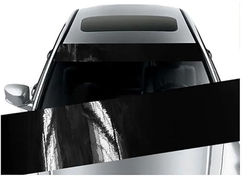 BEROZA Car Front Rear Windshield Sticker,für Hyundai i10 i20 i30 i40 ix20 ix25 ix35 ix55 G80 HB20 Blockieren Sie UV-Strahlen Decoration Sticker Windshield Car Sticker,A