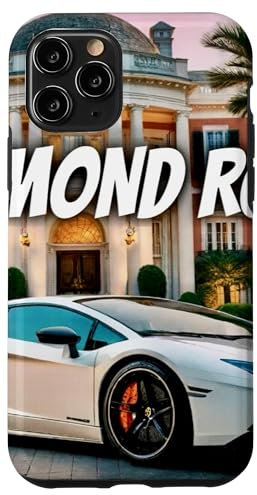 Hülle für iPhone 11 Pro Diamond Roxx Album Merch Cool Sportwagen Big House Lifestyle