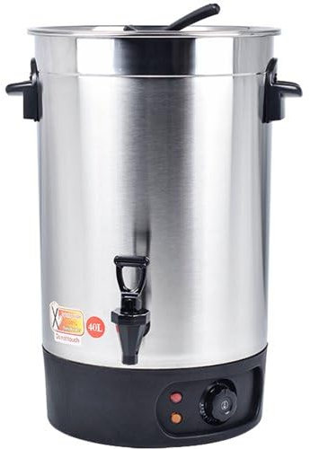 Commercial Water Boiler Single Urn 30 litres Stainless steel Tea, Coffee Making Water Heater, Water Level/Non Drip Tap/Auto Temperature Control, Stalwart STVICWBP30