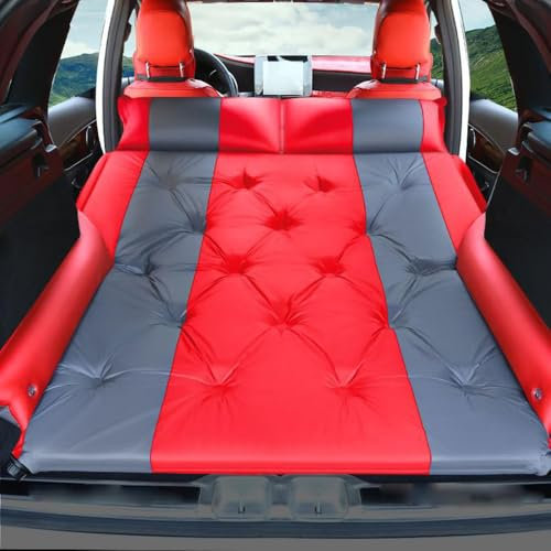 MOIKOTLR Auto Luftmatratze, für VW Caddy Maxi 5 (V) SB I 2020-2024 Tragbar Kofferraum Luftbett Bequeme Camping Air Bett Auto Bett für Reisen Camping Outdoor-Aktivität,E