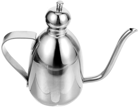 IMIKEYA Multifunktionsölflasche Aus Edelstahl Ölspender Für Küche Essigspender Mit Deckel Haushaltsölbehälter Ölgießflasche Für Sojasauce Und Öl