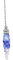 jojofuny Ceiling Fans Lamps Pull Chain Ceiling Light Cord Blue Stripes Fit for Ceiling Fans