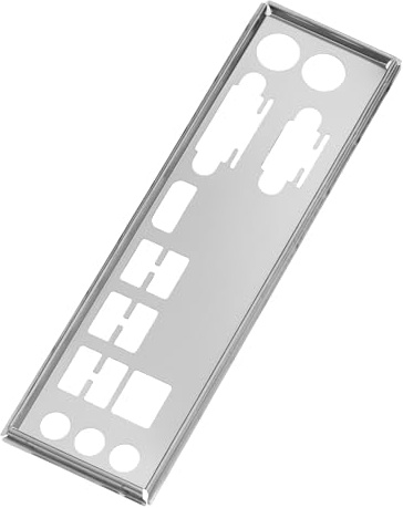 LT Easiyl Computergehäuse I/O Shield Plate Blank kompatibel mit MSI A320M PRO M2 V2 B450M PRO M2 V2