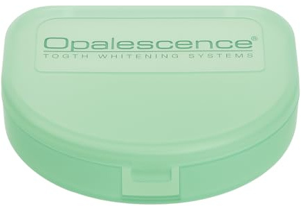Soulgoods Opalescence | Farben grün | Aufbewahrungsbox für Zahnschienen, Aligner & Knirscherschienen | Whitening Schienen Etui, flaches Design
