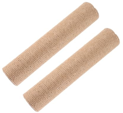 MERRYHAPY Griffoir Poteau Chat de Remplacement en Sisal Lot de 2 30Cm Pièces de Rechange pour Arbre à Chat Installation Facile Favorise Une Aire de Jeu Active