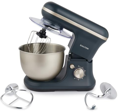 Salter Marino Küchenmaschine 1200 W, 5 l Edelstahlschüssel