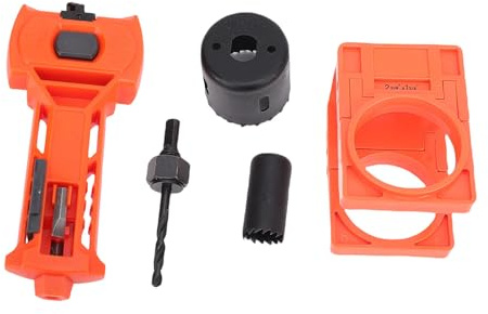 Door Lock Installation Kit, Switchable, 2 3/8in 2 3/4in | Latch Mortise Tool, Built in Driver Drill Bit, Latch Replacement Work, 1 3/8in 1 1/2in 1 3/4in Doors
