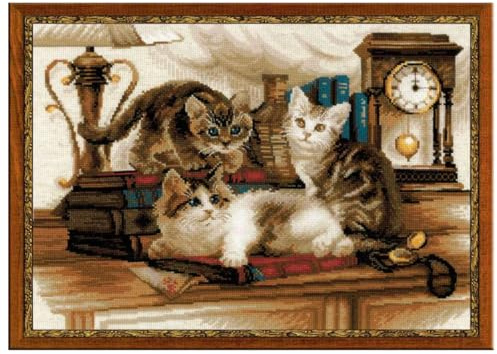 Riolis Cross Stitch Kit - 1247 - Furry Friends
