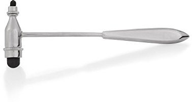 Neurologischer Reflexhammer Trömner Tromner | Für Hautreflexe und Oberflächenreaktionen | Metall mit doppelten Funktionskopf
