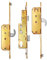 Avocet WMS Upvc Door Lock 2 Hooks 2 Rollers 35mm Backset Yellow Brassy