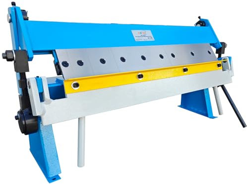 KATSU Tools Manual Sheet Metal Bending Folding Machine 610mm Suitable for 1.0mm Thickness Sheet Metal, 0-135° Bending Angle, Workshop Metalworking Bender 165157