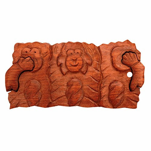 Purpledip Magic Wooden Puzzle Box 'Funky Moneys': Handmade Mystery Keepsake Box Game Gift (11144)