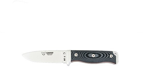 Cudeman Cuchillo de Supervivencia MT-5 120-M Acero Bolher N695 Micarta Negra + Tarjeta Multiusos de Regalo