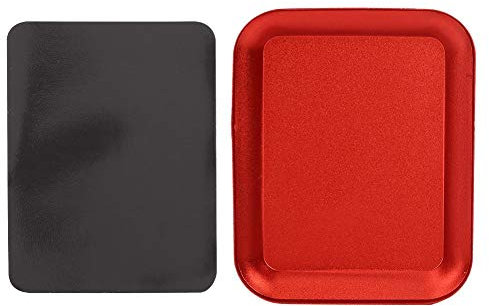 Vassoio per parti magnetiche, Vassoio per minuteria magnetica Design avanzato dello strumento Modello Ciotola per dadi di immagazzinaggio per viti a piastra Bulloni per viti(Rosso)