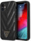 Guess GUHCP12SPUVQTMLBK V-Quilted Collection Hülle für iPhone 12 Mini 5,4 schwarz