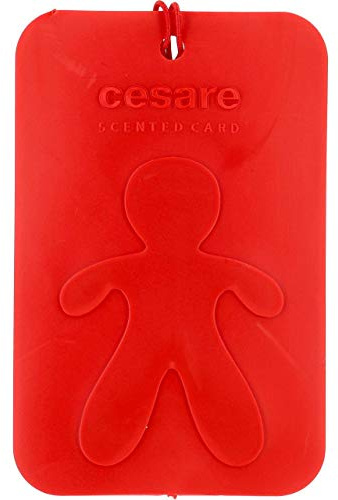 MR&MRS FRAGRANCE Lufterfrischer Cesare Duftkarte Pfefferminz, Rot