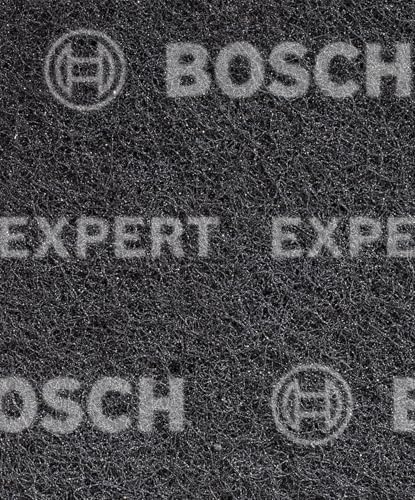 Bosch EXPERT N880 Vliespad, 115x140mm, Mittleres SiC | für Stahlbleche, Edelstahl, Ø 115x140 mm, Mittleres SiC, Professional Zubehör Handschleifen
