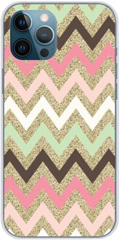 1001coques - Cover in silicone per Apple iPhone 12 Pro Max - Texture Rosa