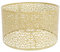 Lurrose Metall Große Lampenschirme Eisen Lampenschirm E27 E14 Clip auf Tabelle Lampenschirm Aushöhlen Lampe Schatten für Bodenlicht Tischlampe Golden