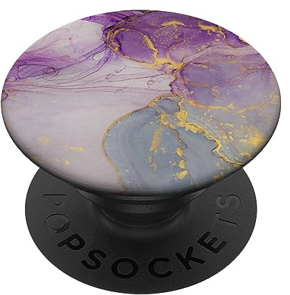 CJ Grips Aquarell Lila Abstrakt PopSockets Klebender PopGrip für Smartphones mit glatten, harten Plastikgehäusen