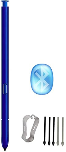 Note 10 S Pen Replacement (with Bluetooth) for Samsung Galaxy Note 10, Note 10 Plus, Note 10+ 5G with 5*Tips/Nibs (Blue)