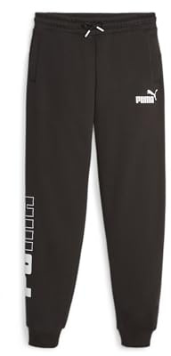 PUMA Jungen Power Winterized Sweatpants B Strickhose, Schwarz, 140