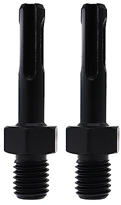 FOCSTOL Adapter für Diamant Fliesenbohrer - 2 Stück M14 Gewinde auf SDS PLUS-Schaft Adapter für Diamant Bohrkrone für Elektrischer Bohrhammer