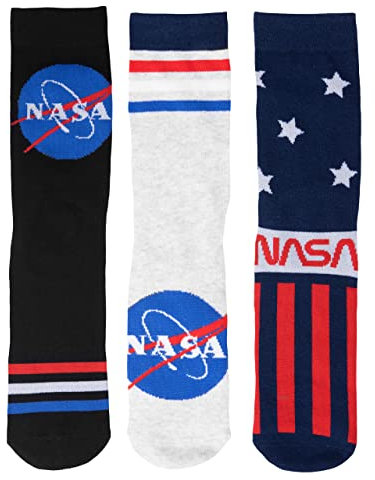 United Labels NASA Socken für Herren Mehrfarbig (3er Pack) (as3, numeric, numeric_43, numeric_46, regular, regular)